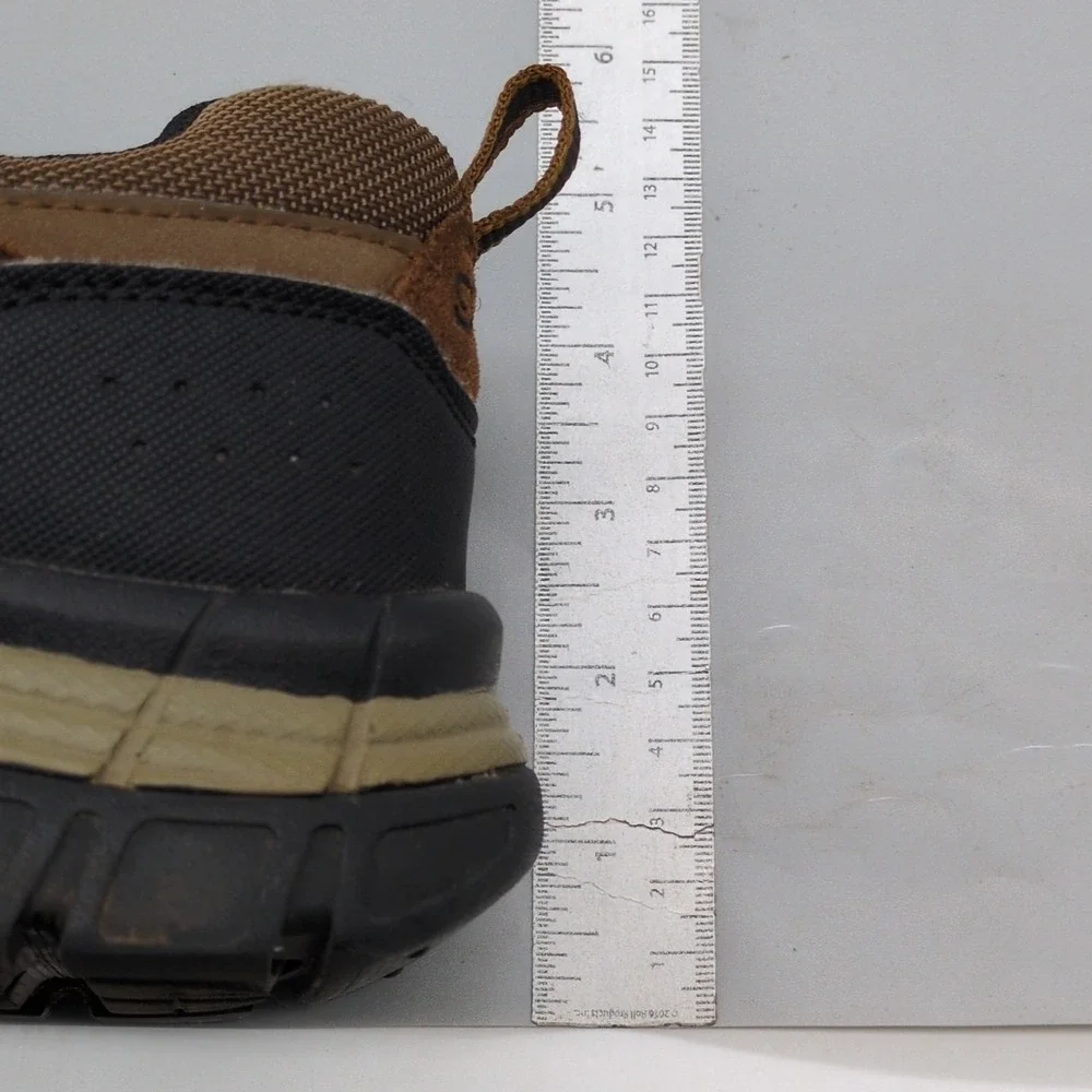 SSport Sneakers Mens Brown 12 Leather Trail Hiking Shoes Comfort Sturdy F184-6‎